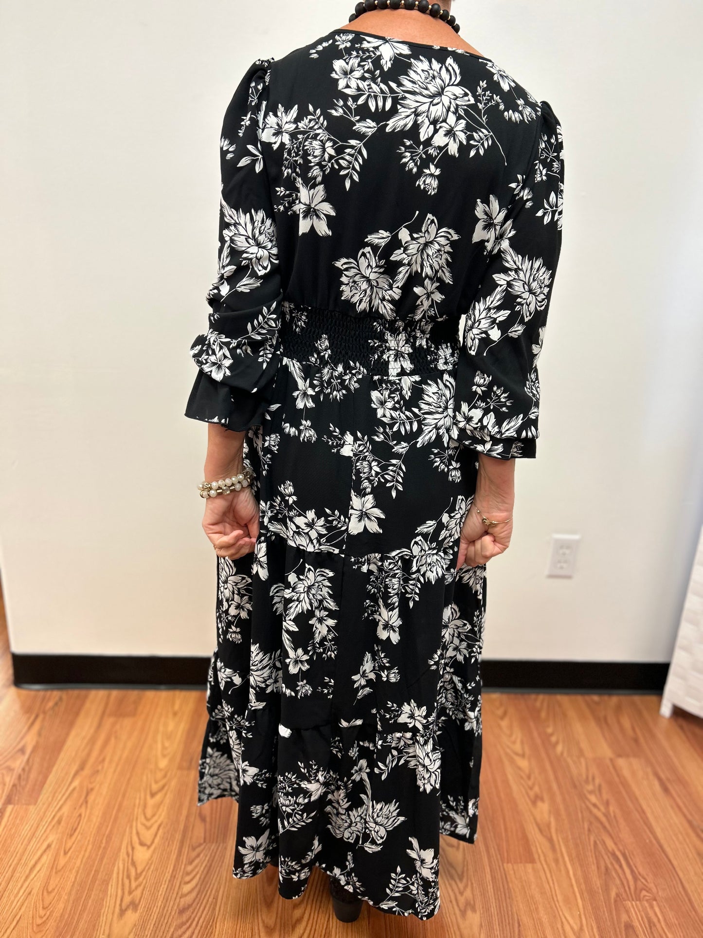 Venus Floral Midi Dress