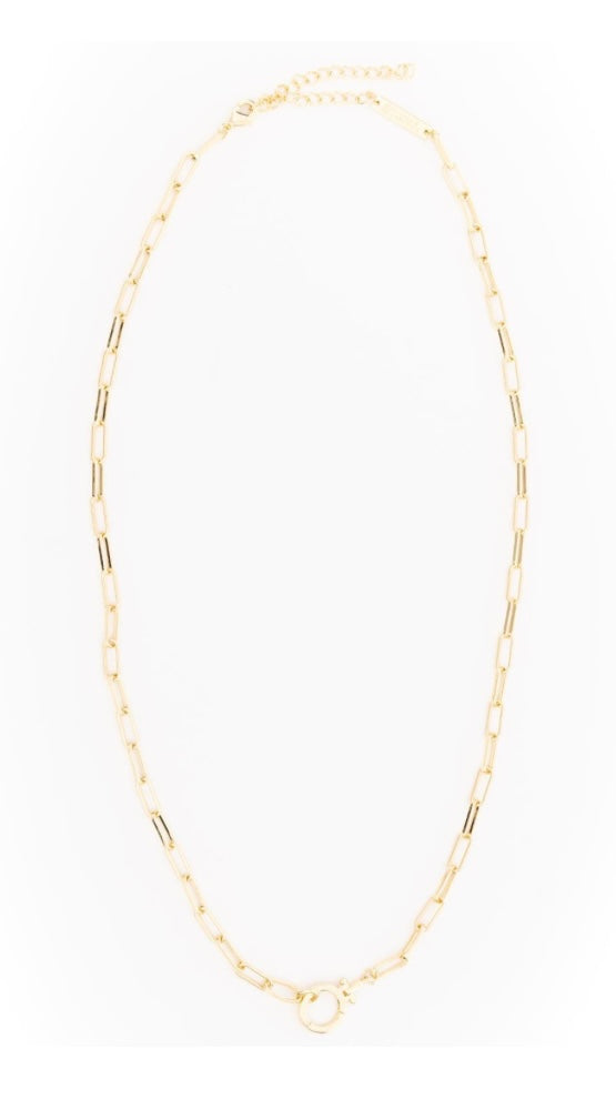 Michelle McDowell Charm Bar Thea Gold Necklace