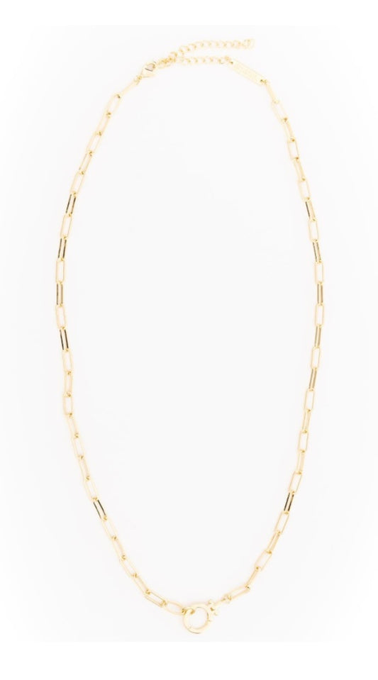 Michelle McDowell Charm Bar Thea Gold Necklace