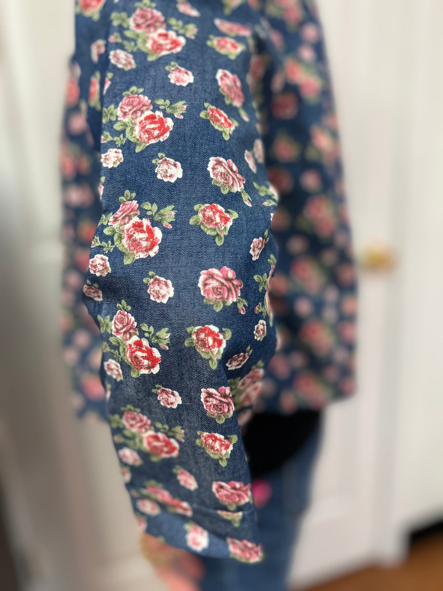 Floral Crop Jacket