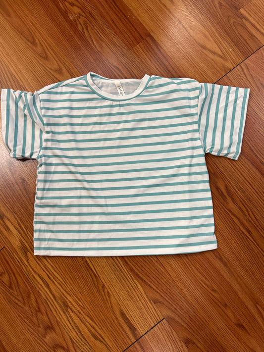 GG Girls Stripe Crop Top