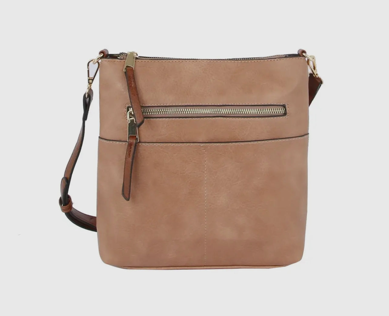 Melina Front Zippered Crossbody