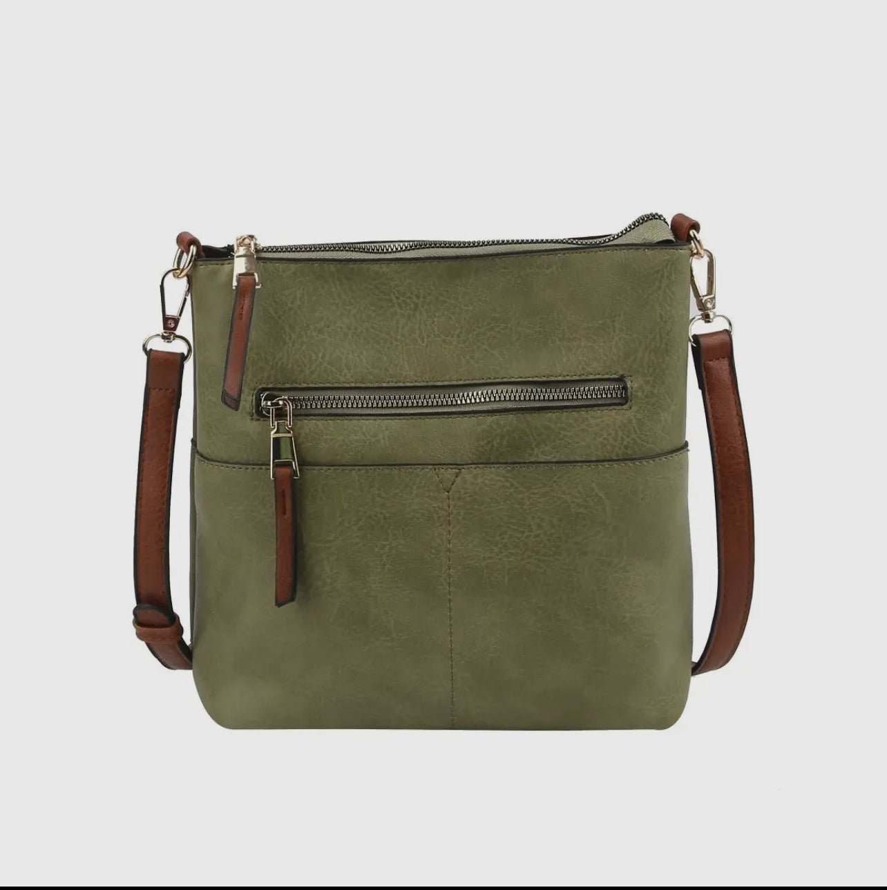 Melina Front Zippered Crossbody