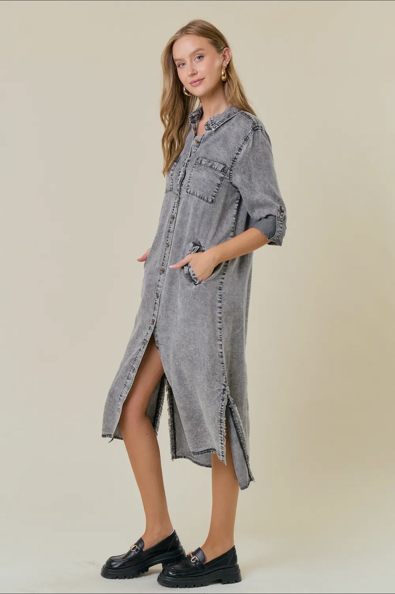 Doe + Rae Denim Dress