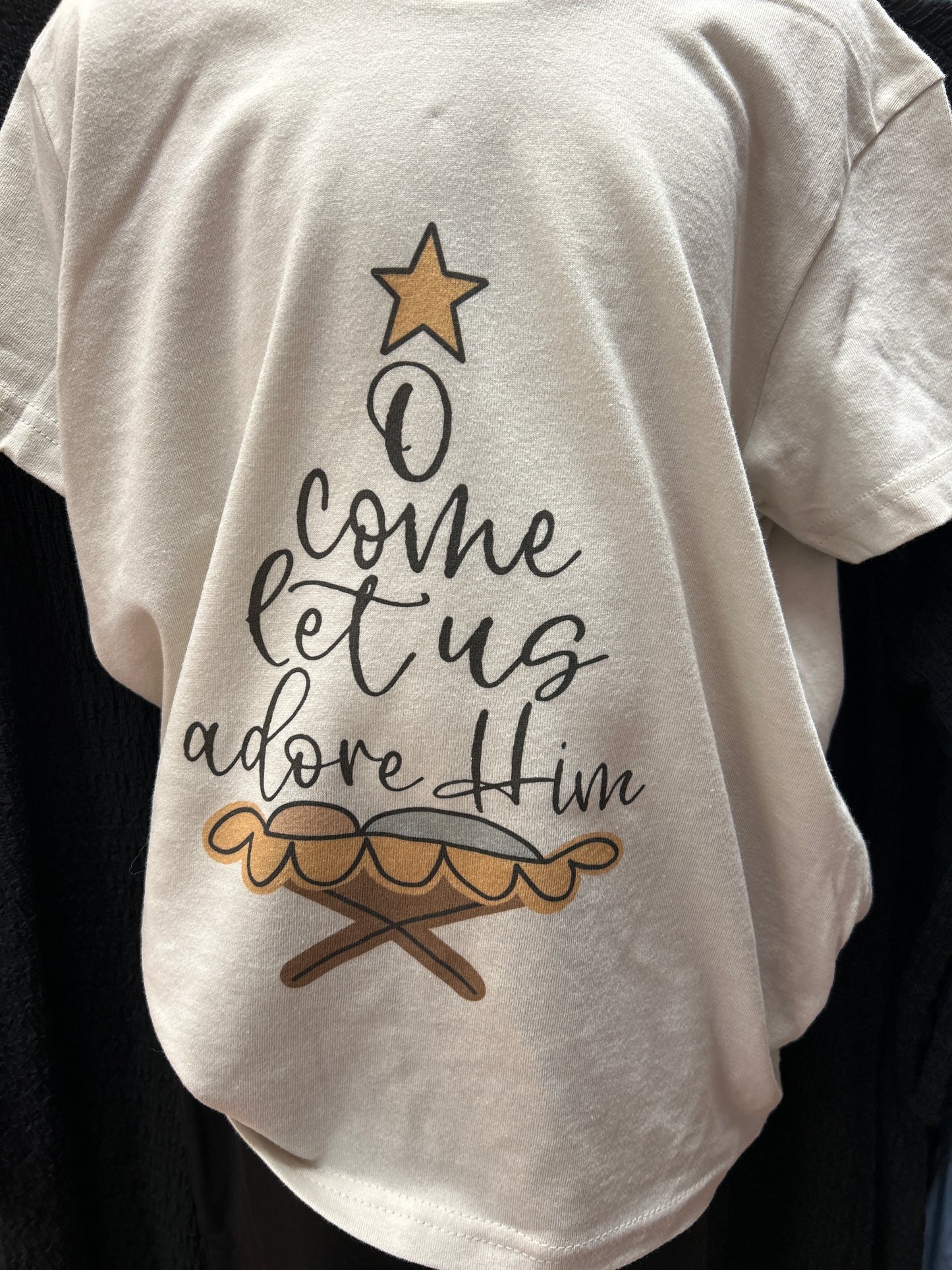 Girls Adore Him Nativity Tee