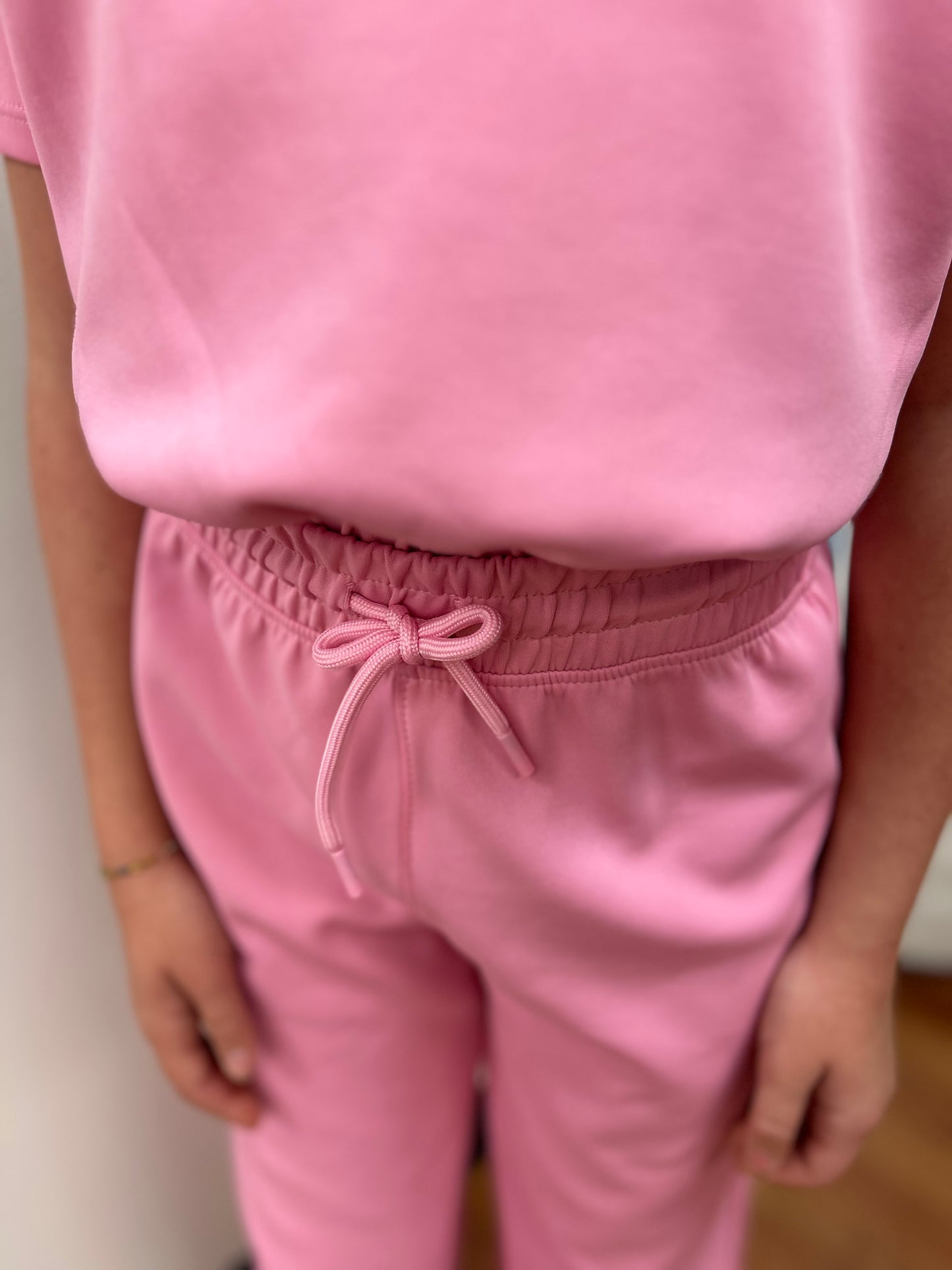 90D-Girls Pull On Wide Leg Scuba Pant