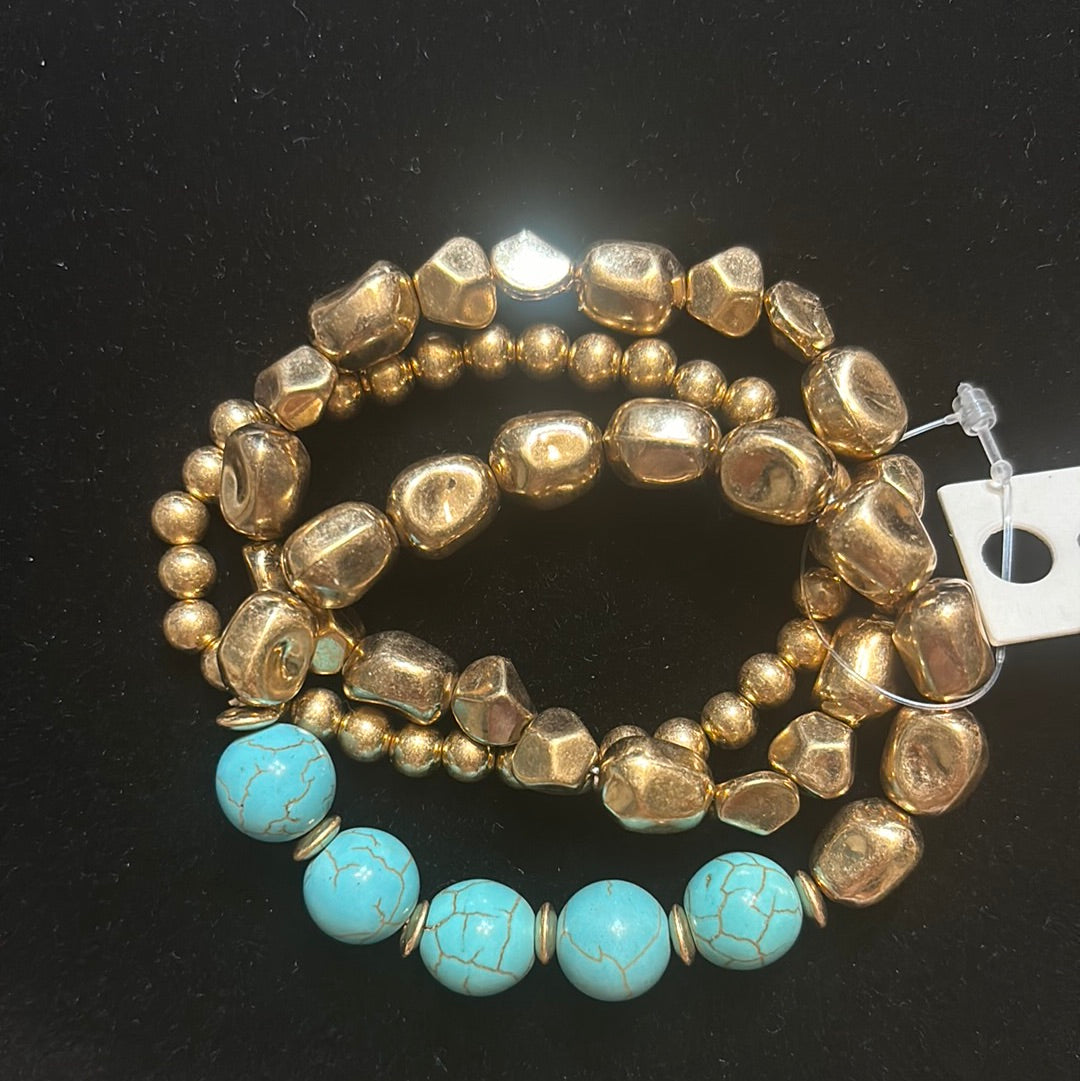 MK - Mixed Size Bracelet Stacks