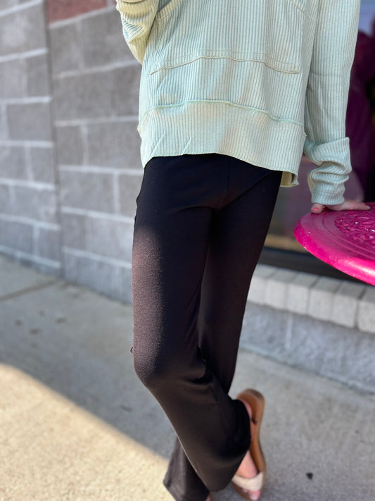 90D-Girls Crossover Yoga Pants