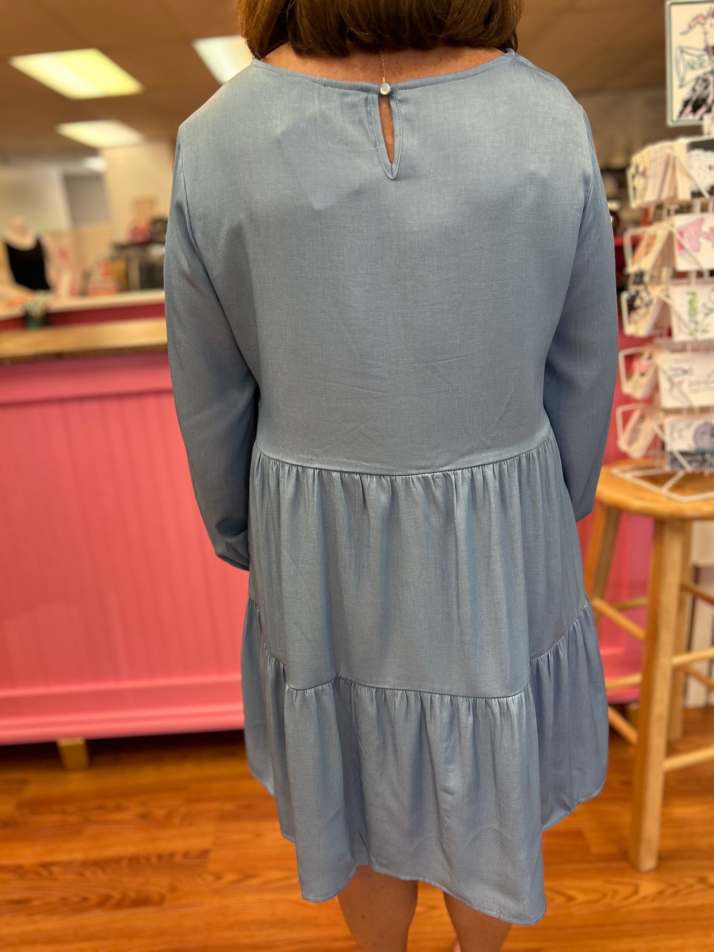 Alexandria Chambray Dress