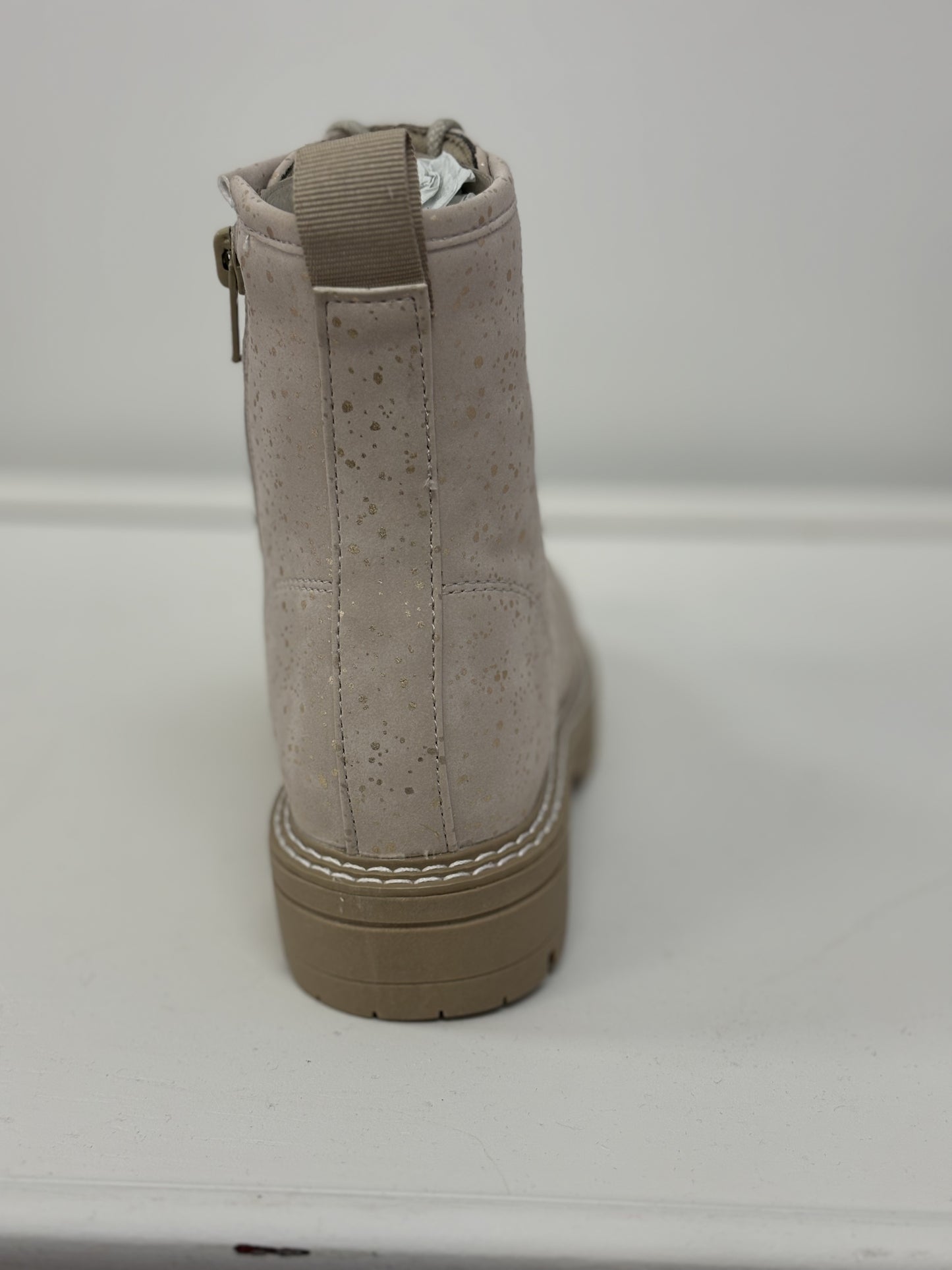 Mia Cammy Ivory Splattered Ankle Boots