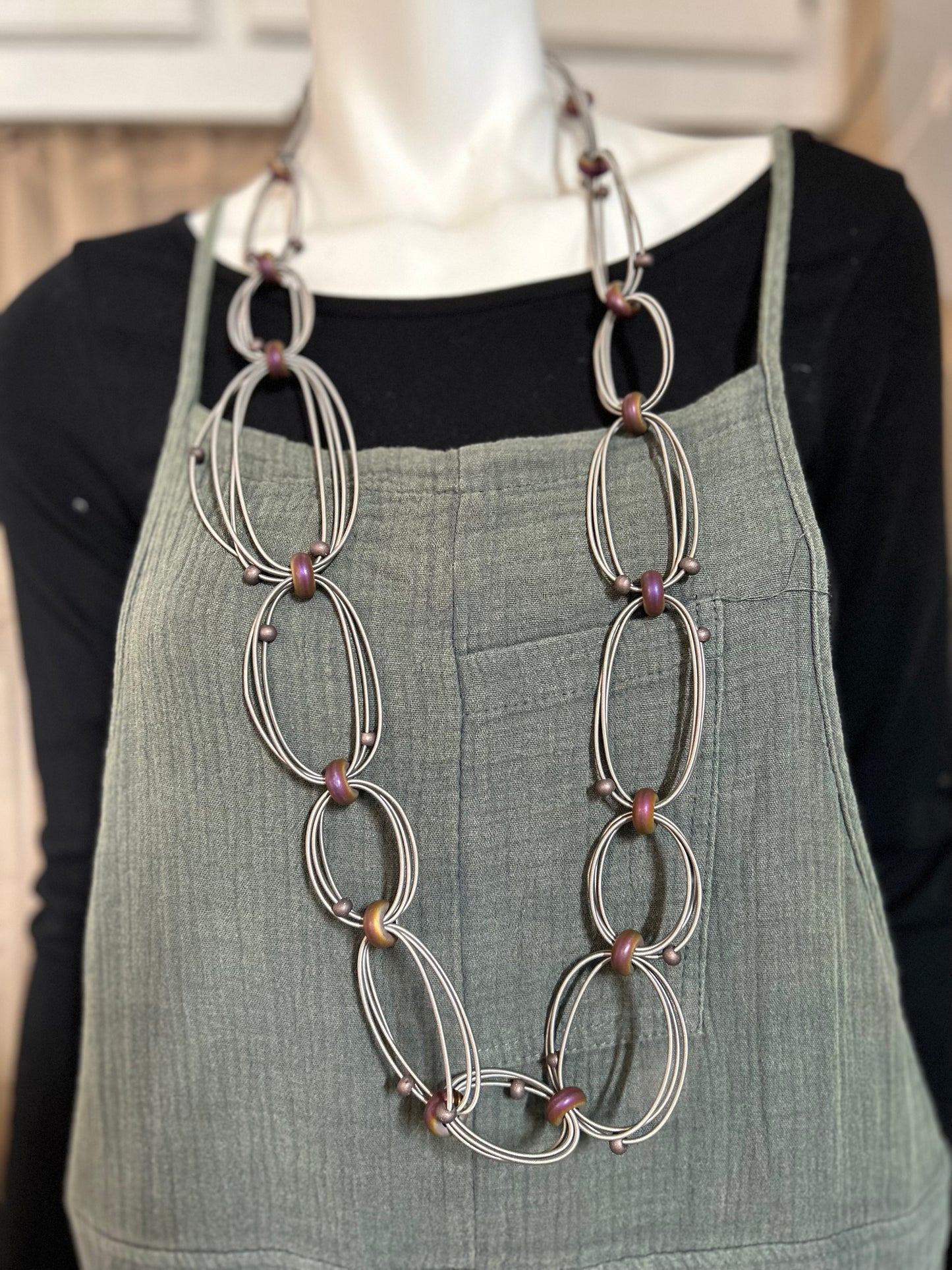 SL- Corded Circles Necklace