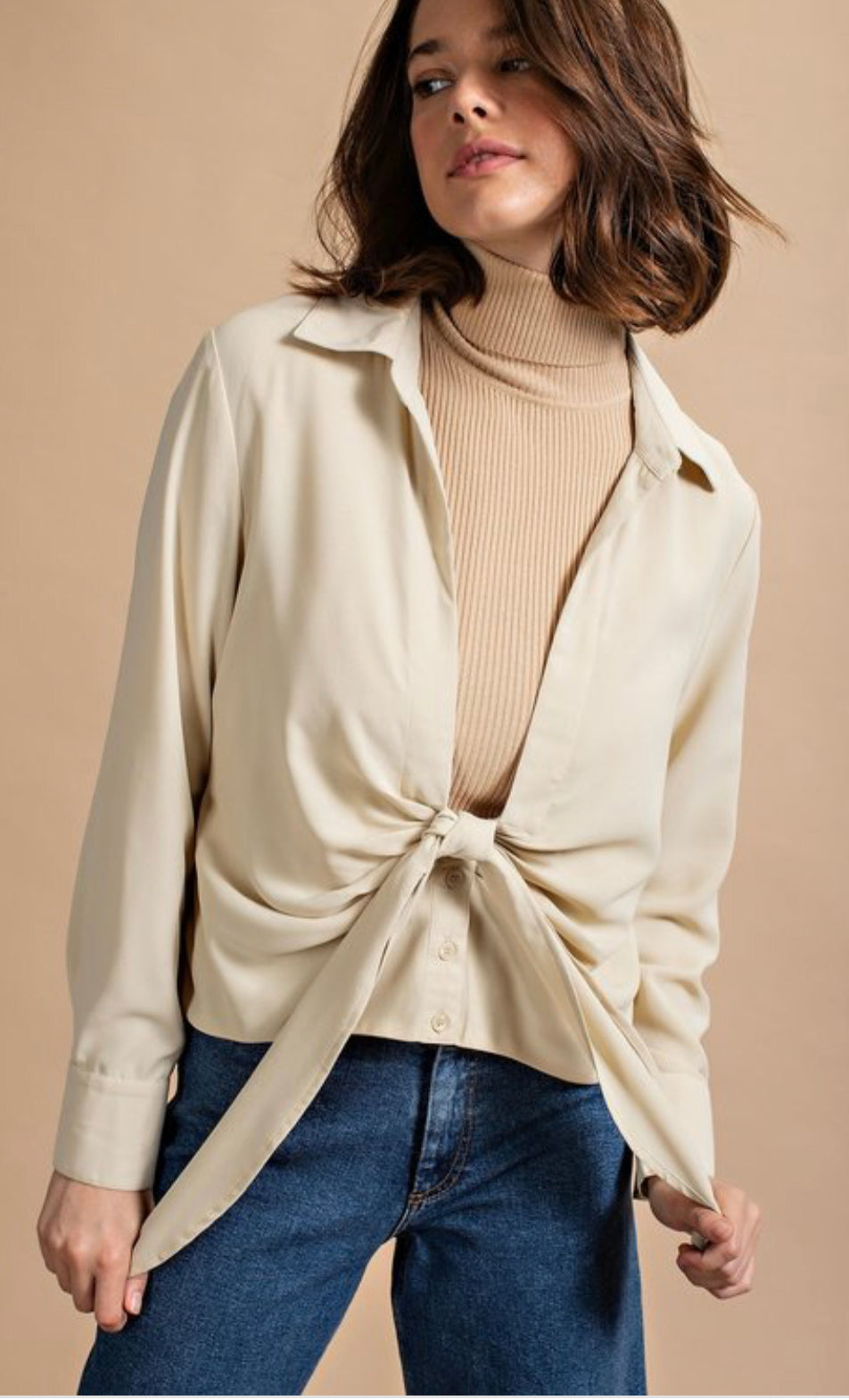 Tie Front Cardigan