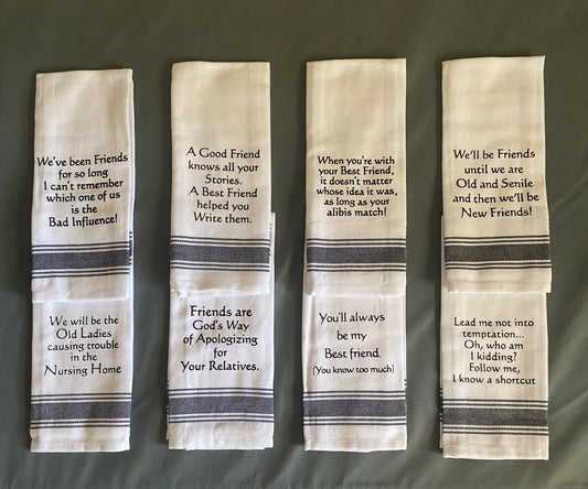 WH - Friends Kitchen Towels (Gina B's)