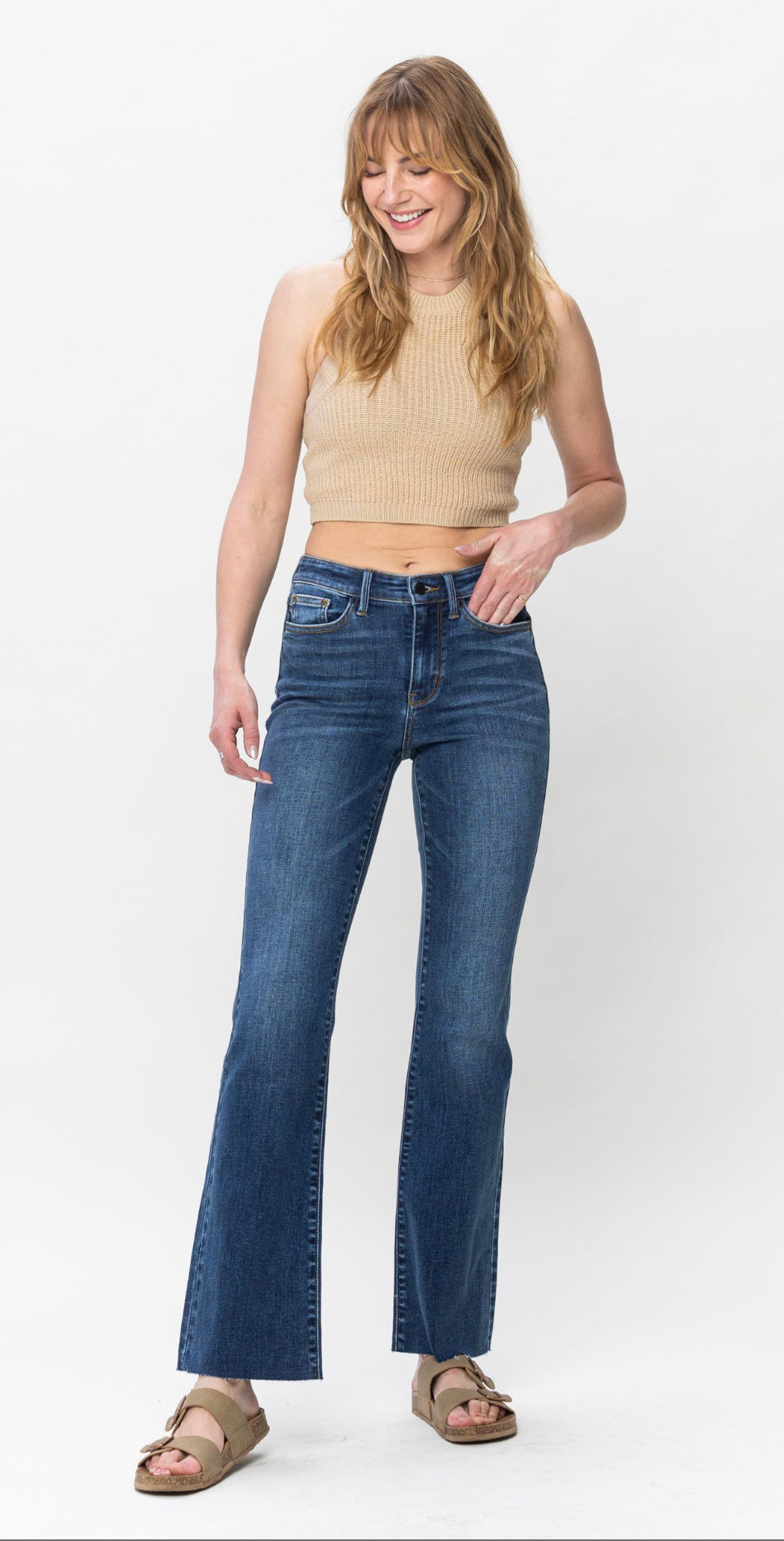 Judy Blue Cut Hem Bootcut