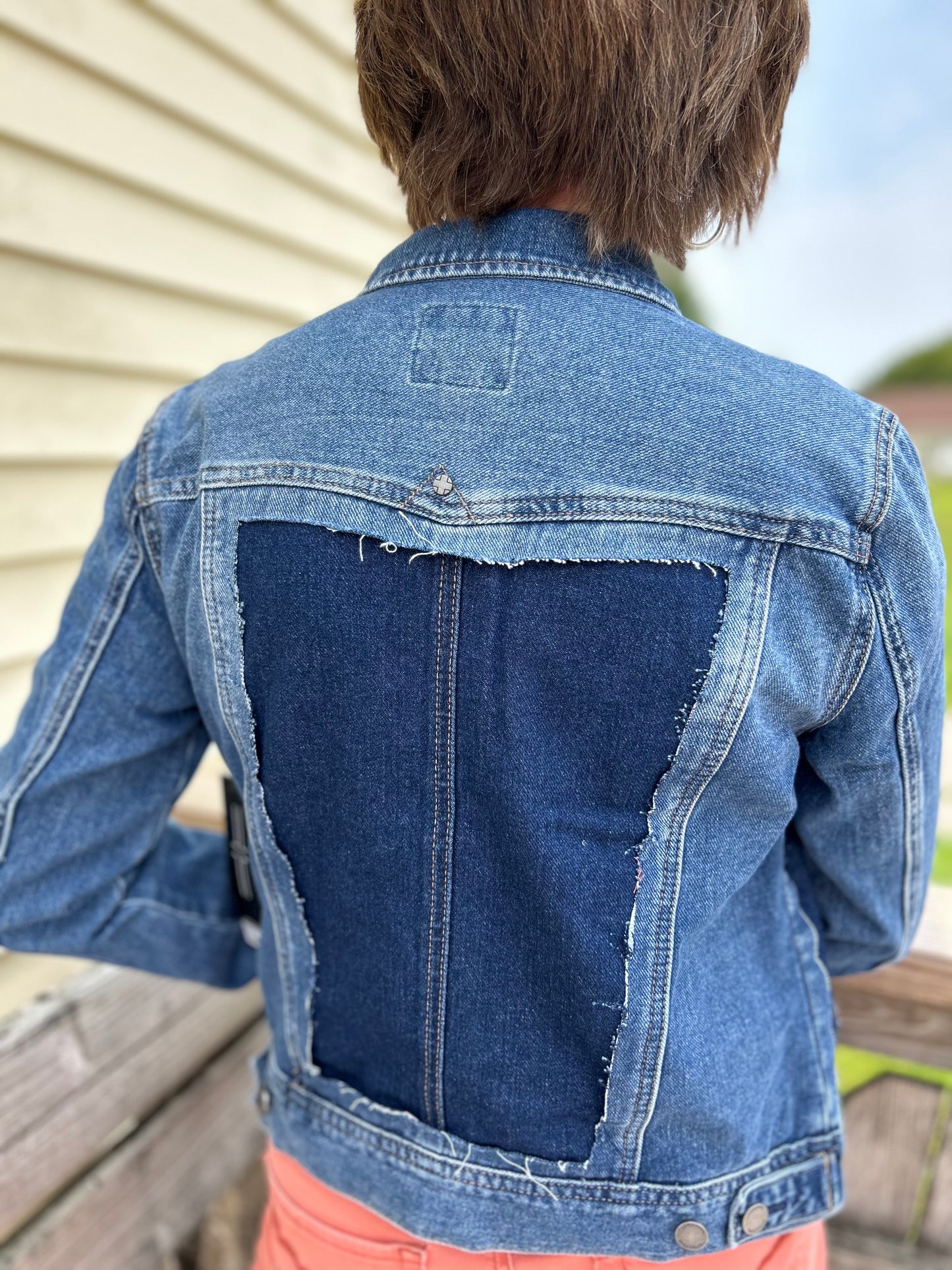 Patchwork Denim Jacket by Liverpool (HTT)