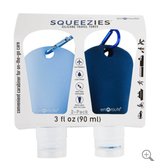 Squeezies 2 Pk Silicone Travel Tubes (HTT)