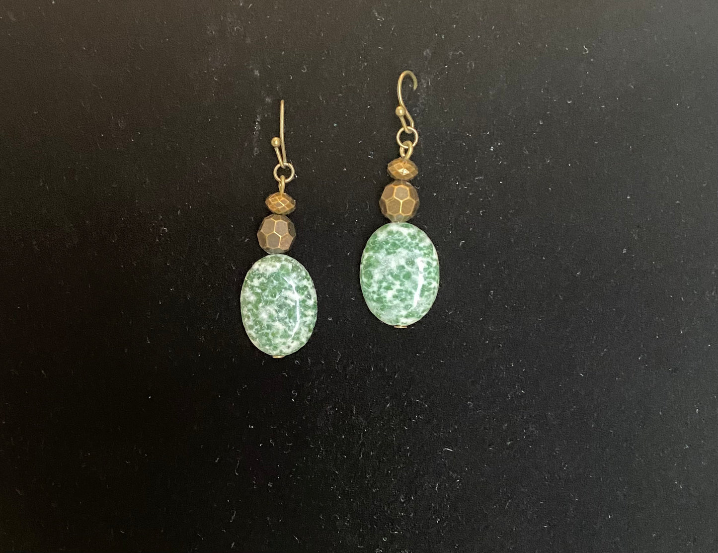 Seasons - Green Stone Antique Copper Jewelry (Gina B's)