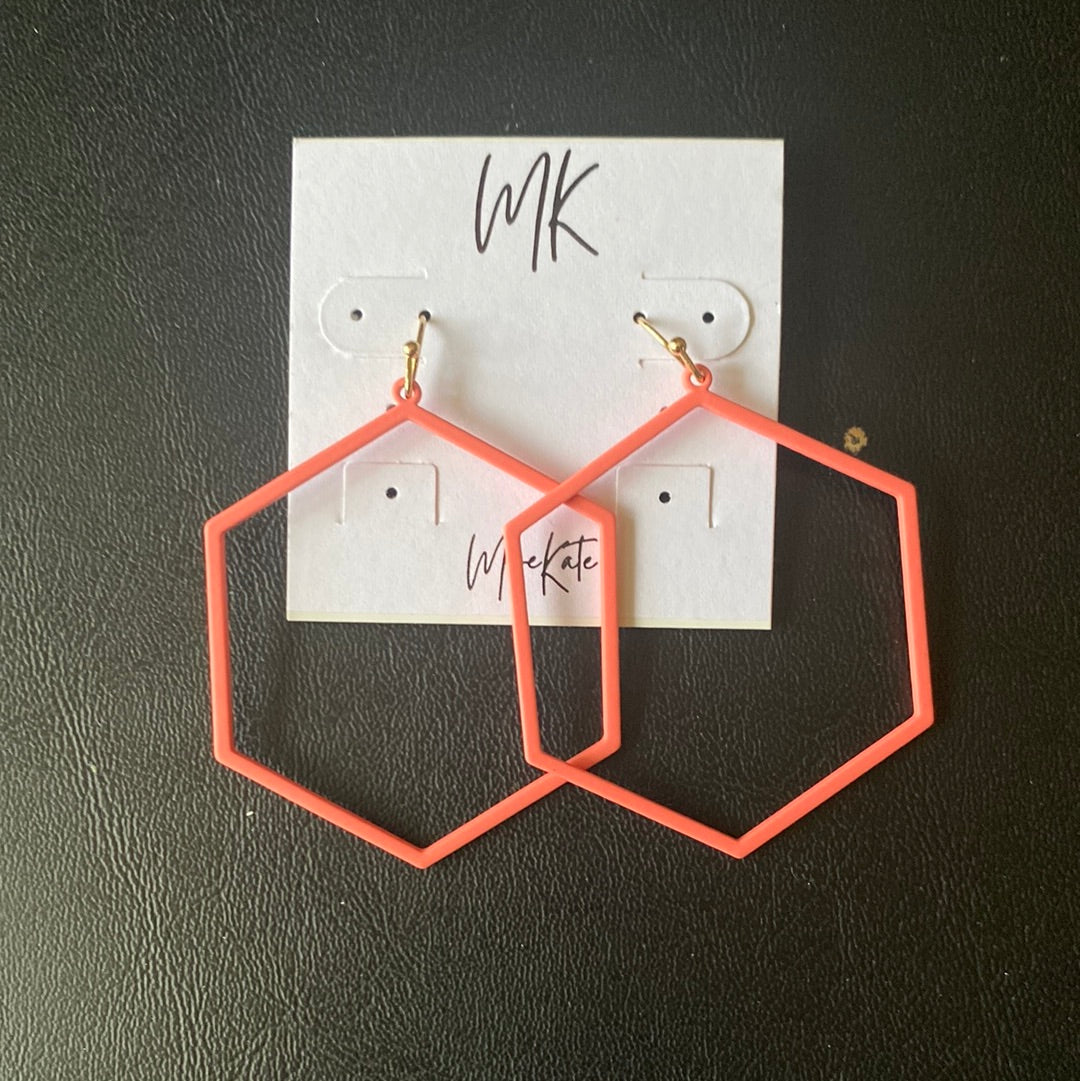 MK- Summer Bright Hex Dangle Earring (Gina B’s)