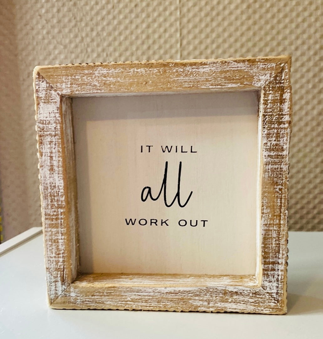 A&C Framed Sign (Gina B’s)