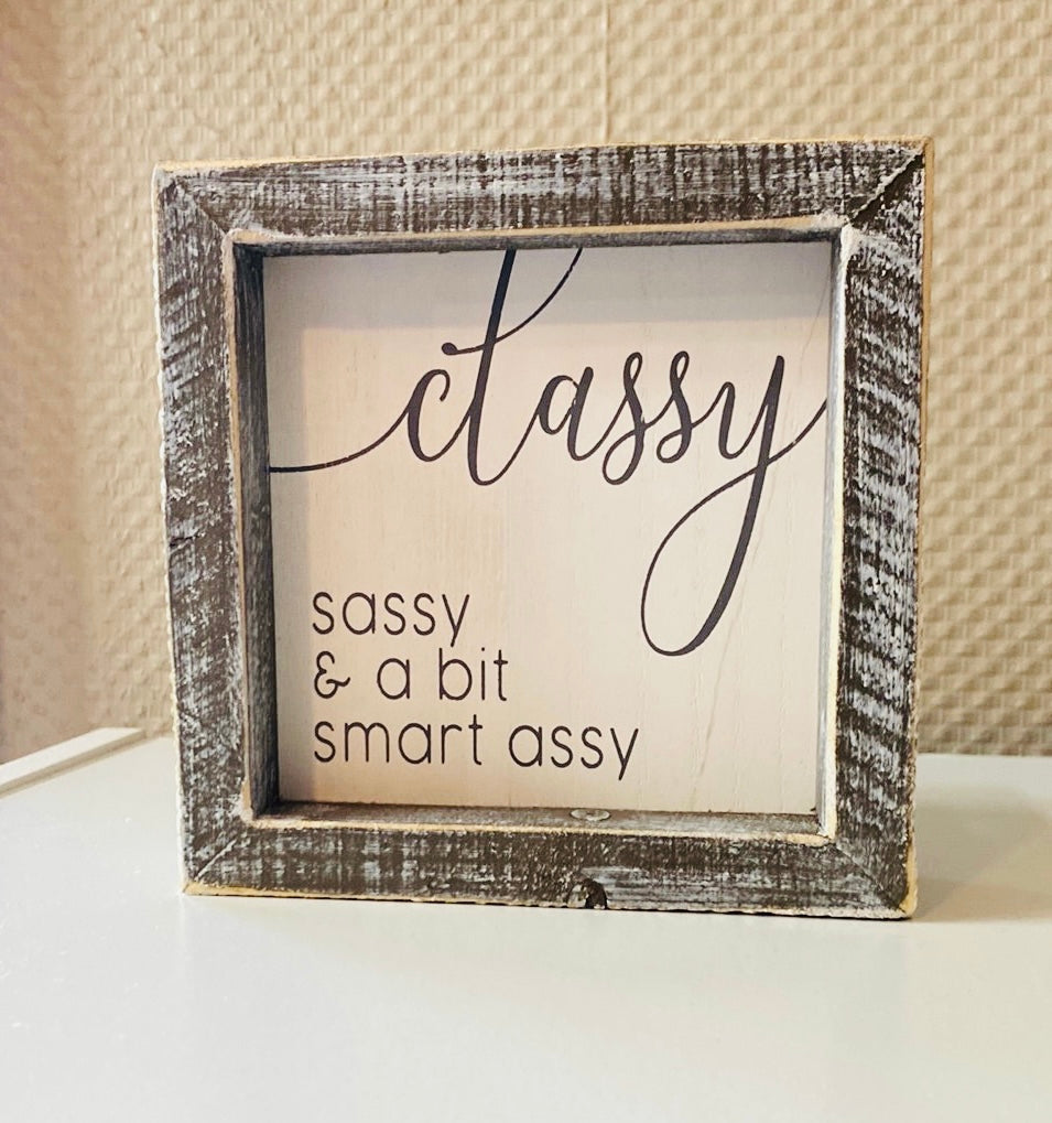 A&C Framed Sign (Gina B’s)